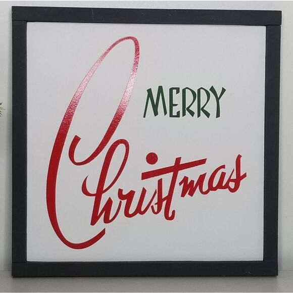 Merry Christmas Wood‎ Sign Rustic Christmas Holiday Decor Farmhouse Wood … - Picture 3 of 7